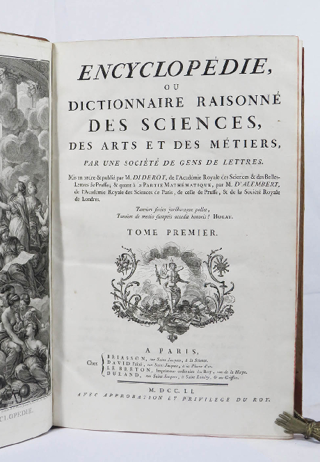 Encyclopédie, ou dictionnaire raisonné des sciences, des arts et des métiers ...