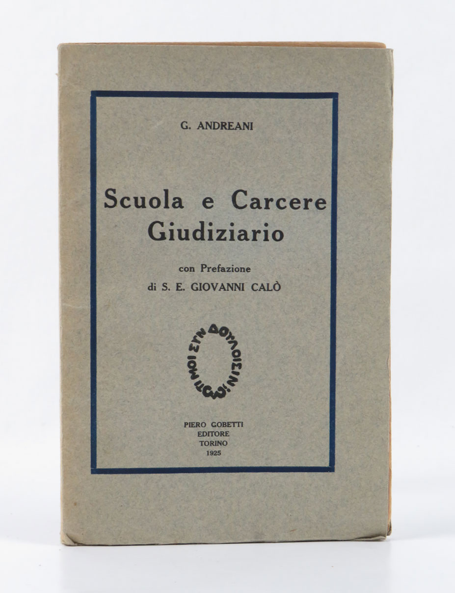 scuola e carcere giudiziario. con prefazione di s.e. giovanni calò