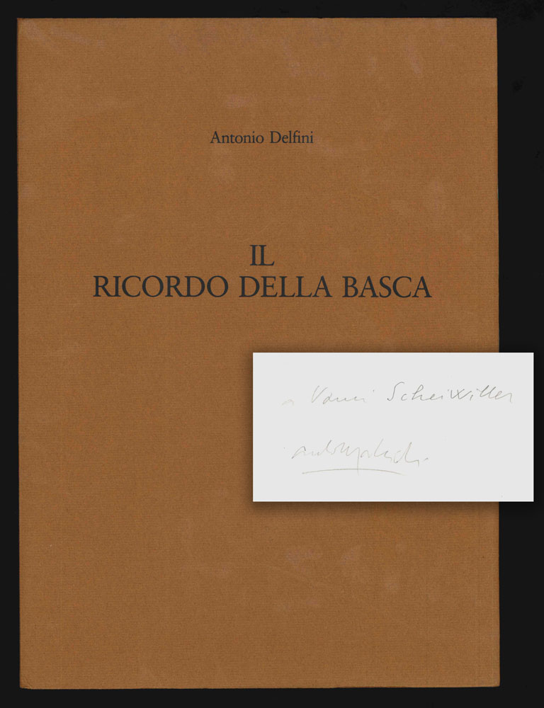 il ricordo della basca. racconto di antonio delfini. con una prefazione di cesare garboli e un’acquatinta di carlo mattioli