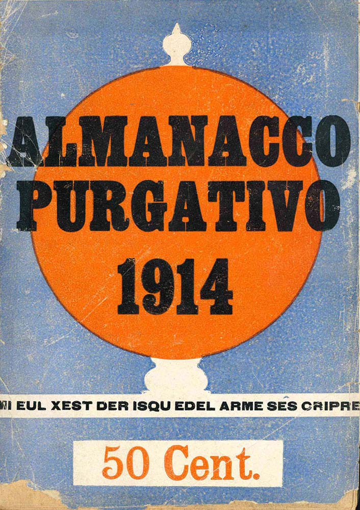 almanacco purgativo 1914 [copertina  azzurro - arancio]