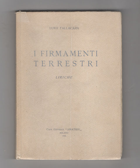 i firmamenti terrestri. liriche