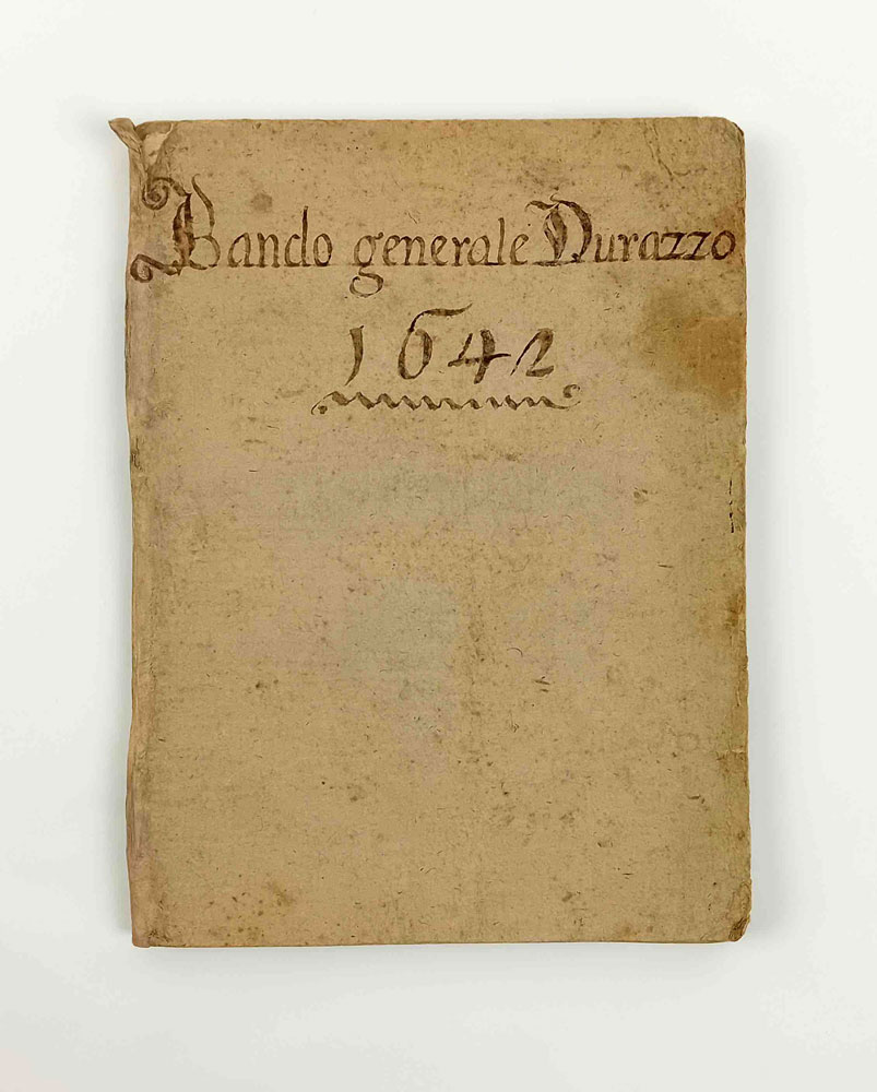 bando generale dell eminentissimo, e reverendiss. sig. stefano cardinale durazzo legato di bologna. pubblicato in bologna alli 6 giugno, e reiterato alli 12 1642