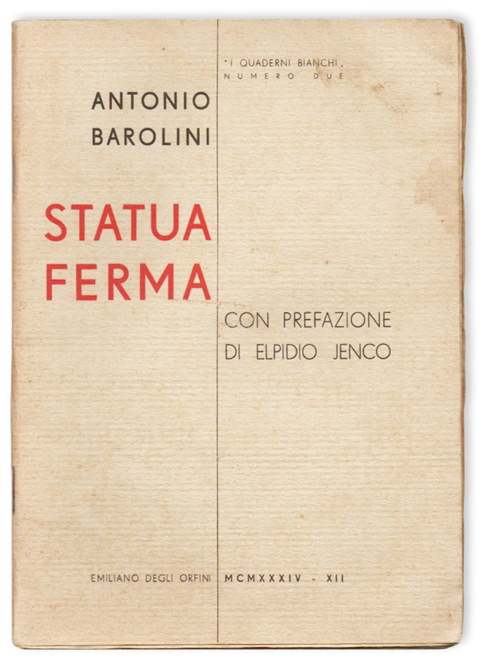 statua ferma. con prefazione di elpidio jenco
