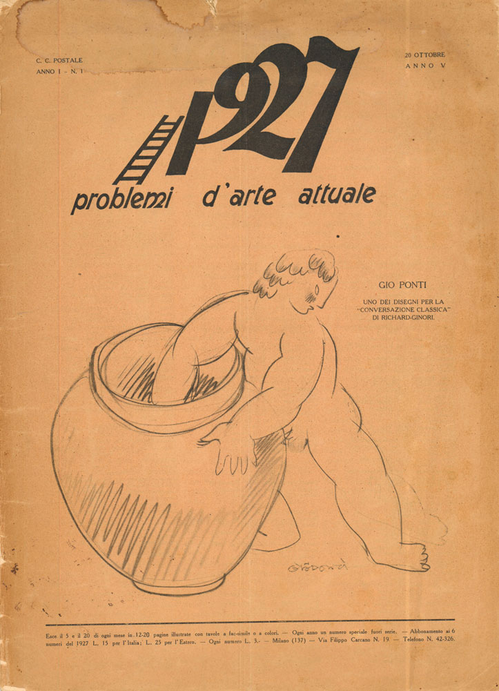 1927. problemi d’arte attuale. anno i - n. 1