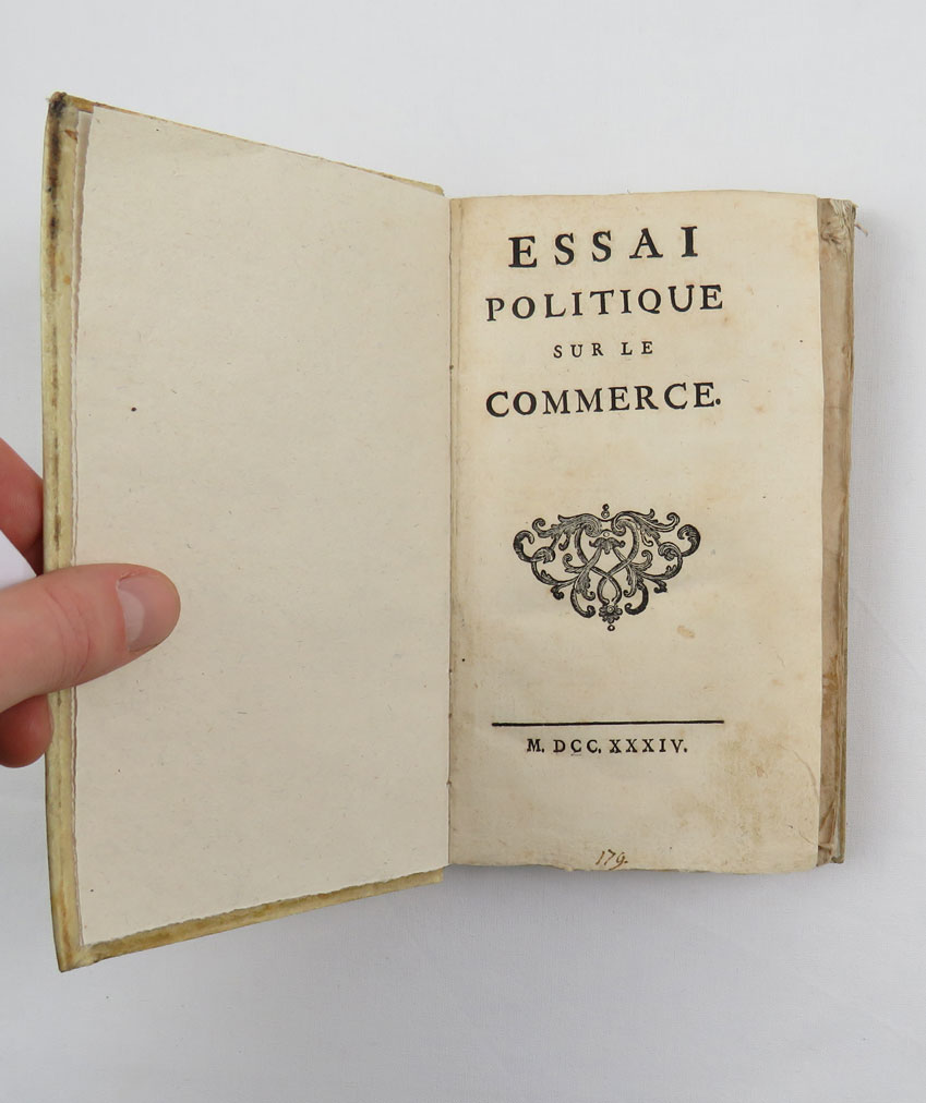 essai politique sur le commerce