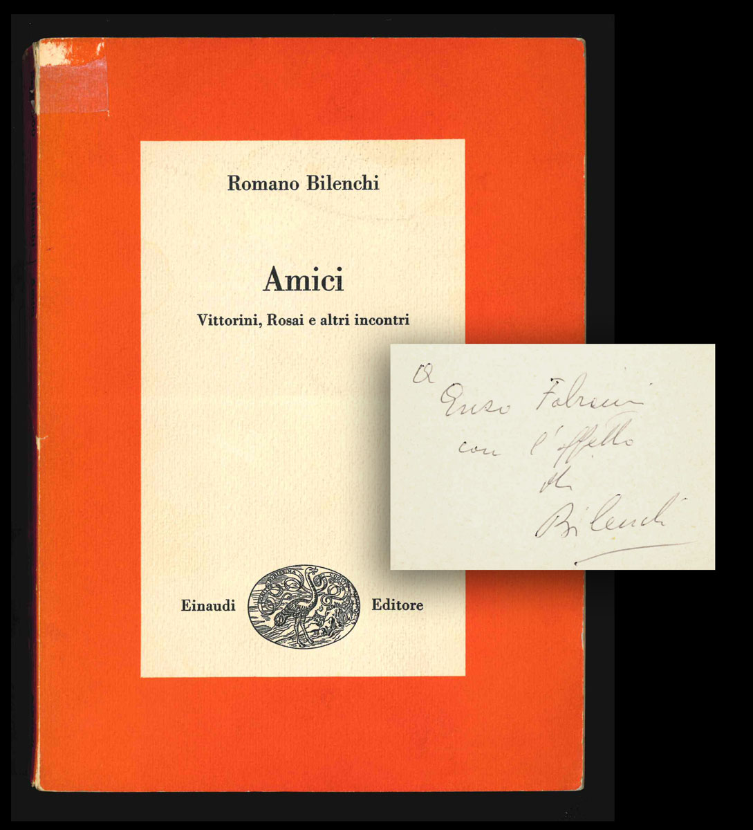 amici: vittorini, rosai e altri incontri