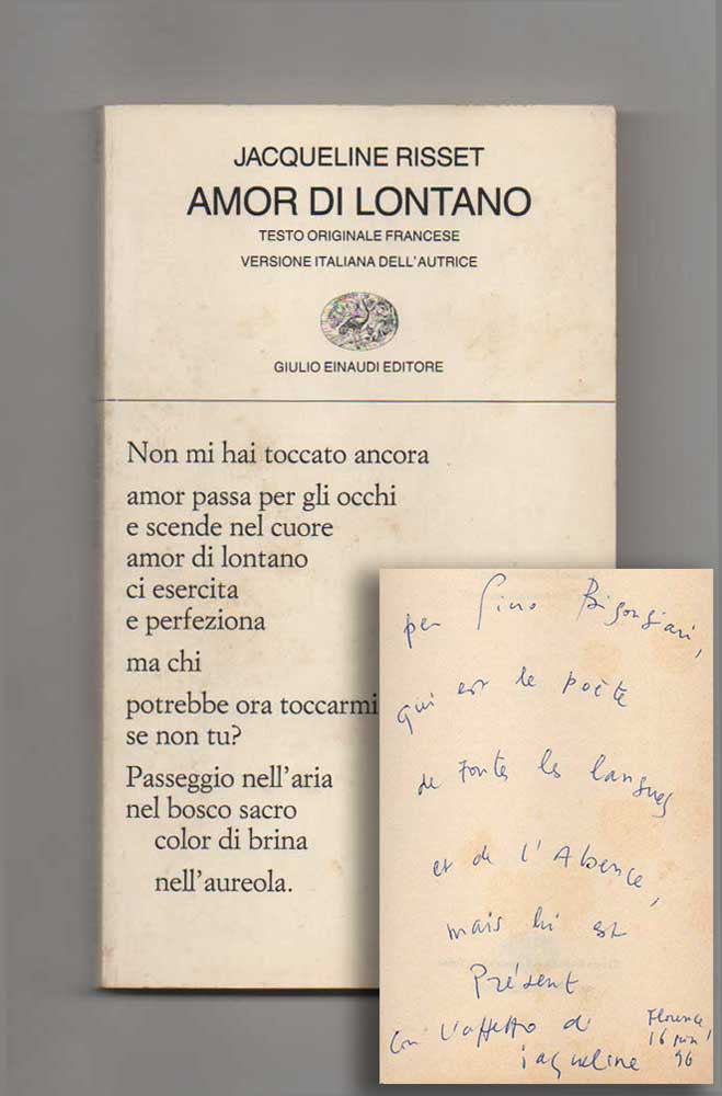 amor di lontano. testo originale francese. versione italiana dell’autrice