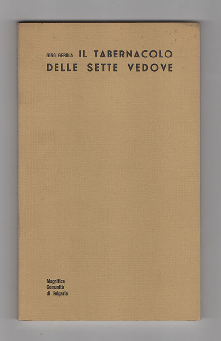 il tabernacolo delle sette vedove