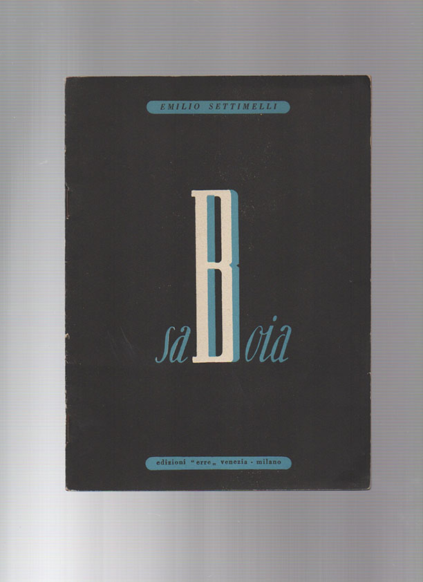saboia e soci  [in copertina: «saboia»]