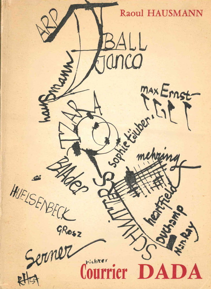 courrier dada. suivi d’une bio-bibliographie de l’auteur par poupard-lieussou