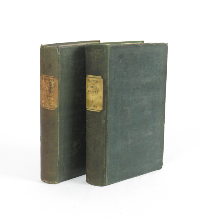 principles of political economy with some of their applications to social philosophy. by john stuart mill. in two volumes