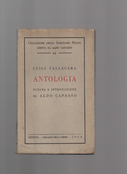 antologia. scelta e introduzione di aldo capasso e un disegno di portnof