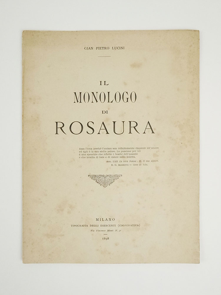 il monologo di rosaura