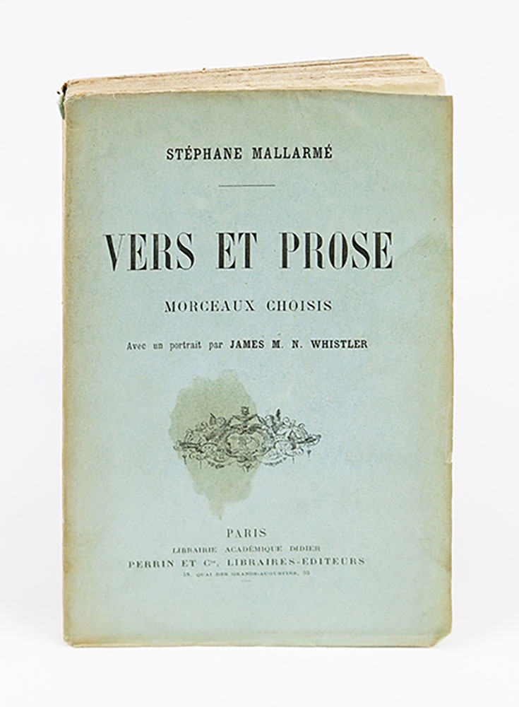 vers et prose. morceaux choisis. avec un portrait par james m. n. whistler