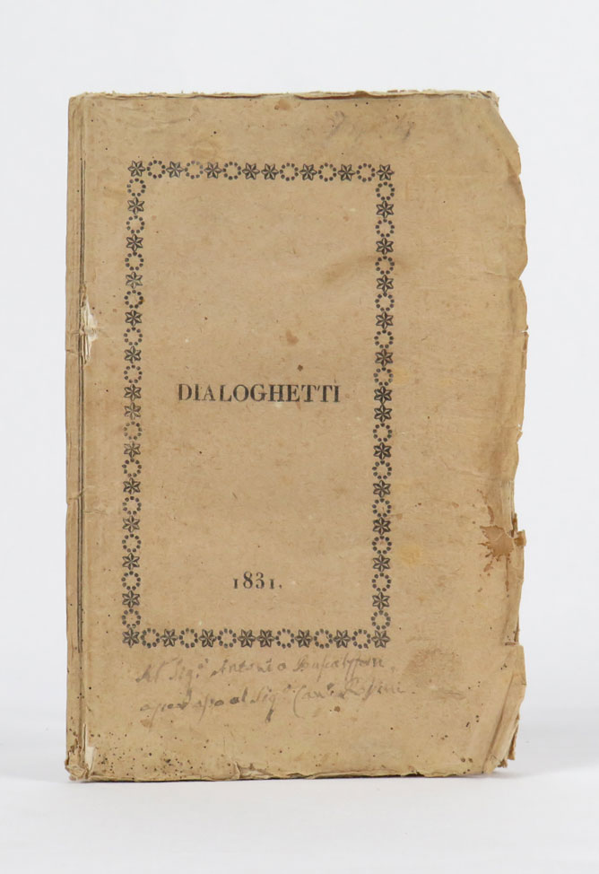 dialoghetti sulle materie correnti nell’anno 1831