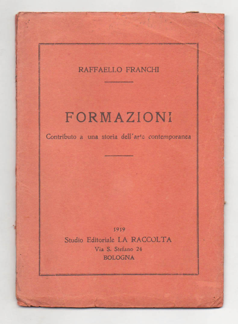 formazioni. contributo a una storia dell’arte contemporanea