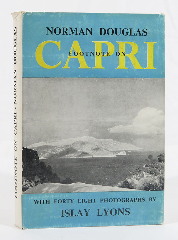footnote on capri. with forty eight photographs by islay lyons