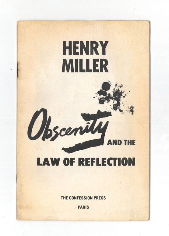 obscenity and the law of reflection
