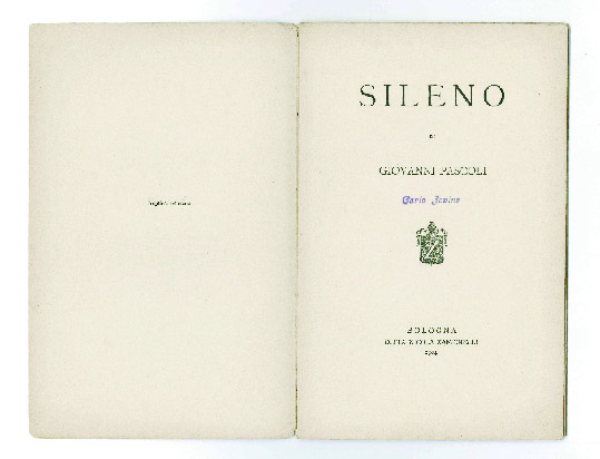 sileno, in “la strenna delle colonie scolastiche estive bolognesi” (anno vii- gennaio 1904)