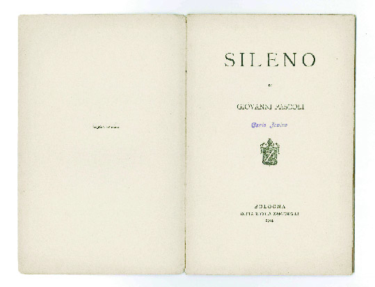 sileno, in “la strenna delle colonie scolastiche estive bolognesi” (anno vii- gennaio 1904)