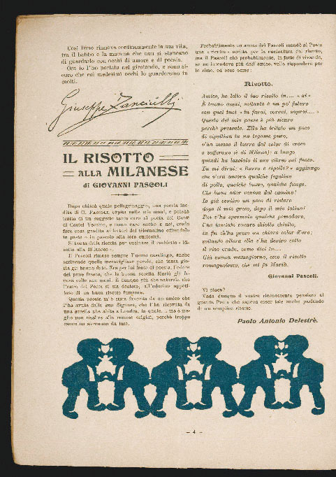 il giornalino della domenica. direttore: luigi bertelli (vamba) [anno viii, numero xxxi] [«il risotto»]