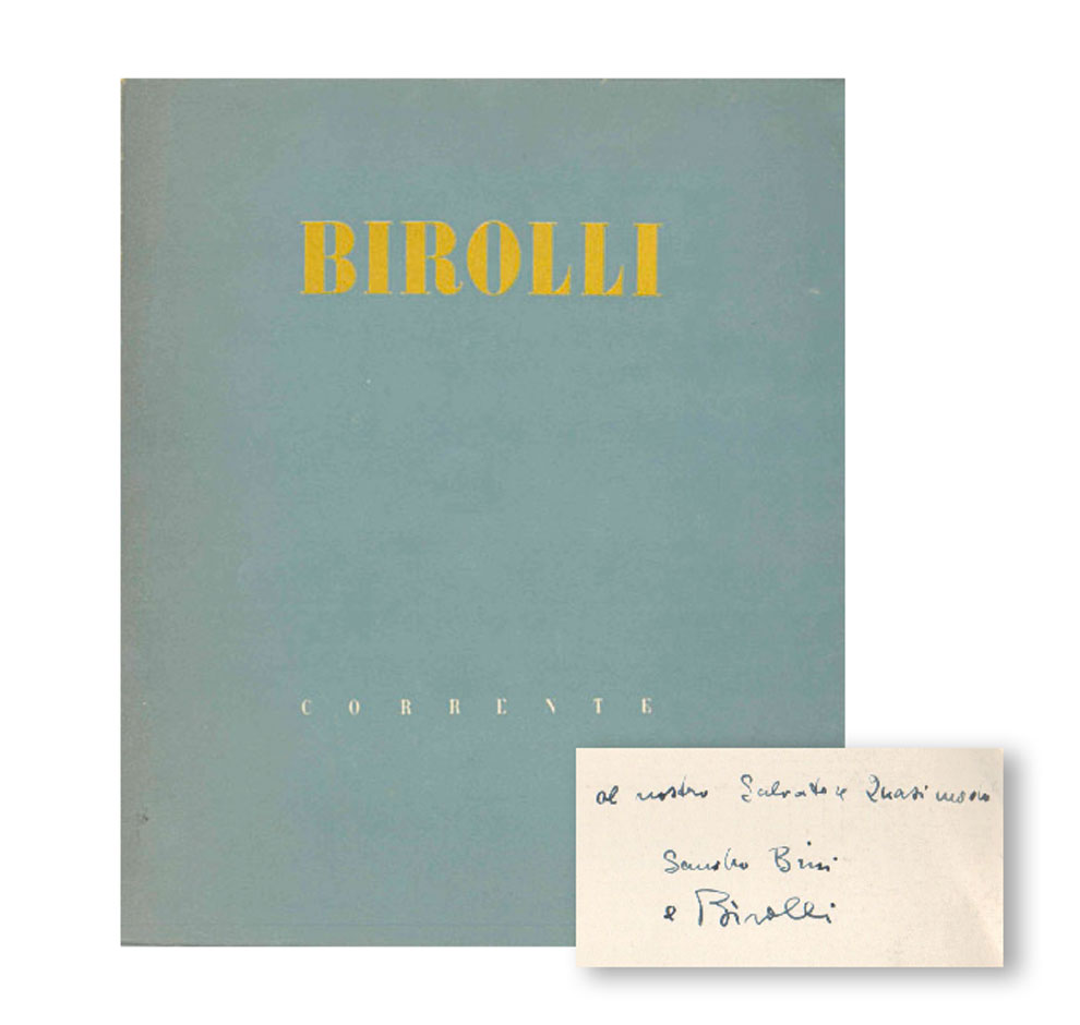 renato birolli. trenta tavole in nero, una a colori e cinque disegni con scritti dell’autore e un testo critico di sandro bini