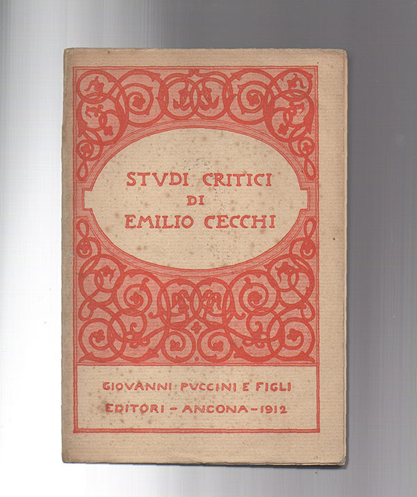studi critici di emilio cecchi
