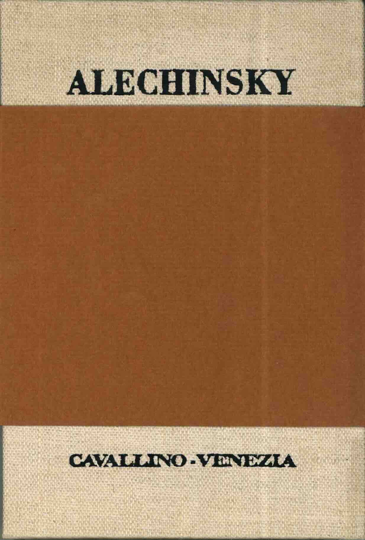 minutes  [in copertina: «alechinsky»]