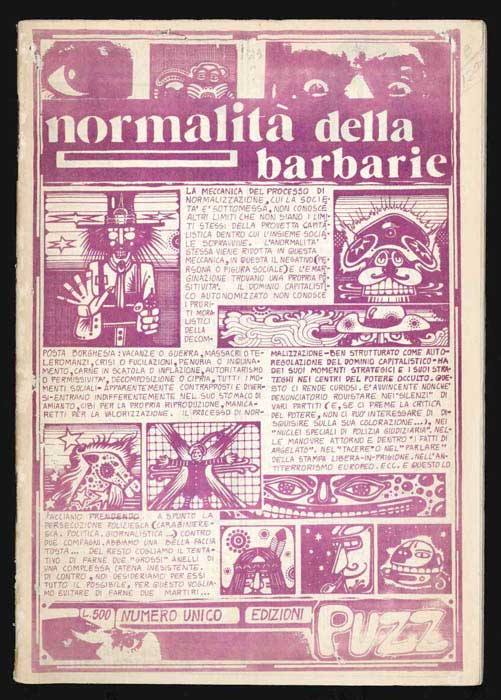 normalità della barbarie. numero unico