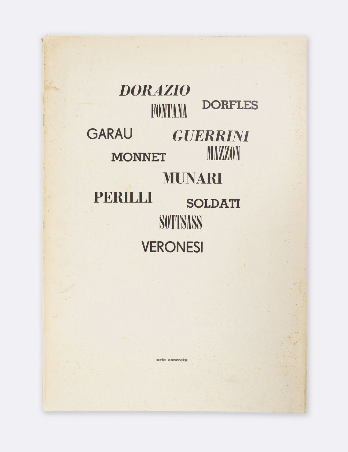 12 stampe a mano | arte concreta [...] testo di | giuseppe marchiori