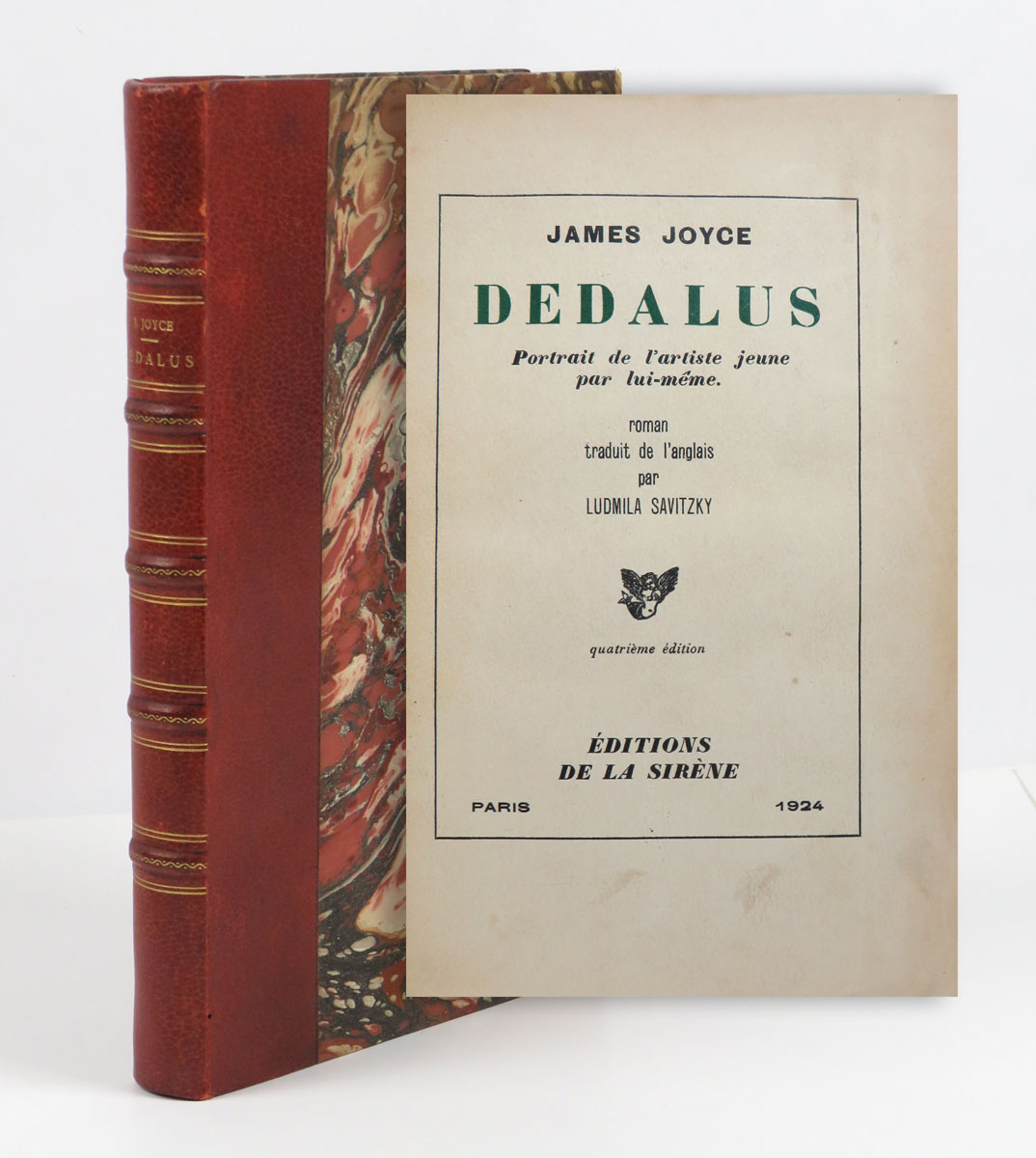 dedalus. portrait de l’artiste jeune par lui-même. roman de james joyce traduit de l’anglais par ludmila savitzky