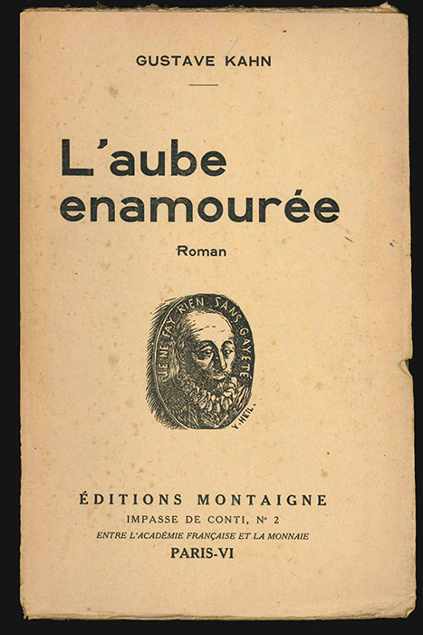 l’aube enamourée. roman