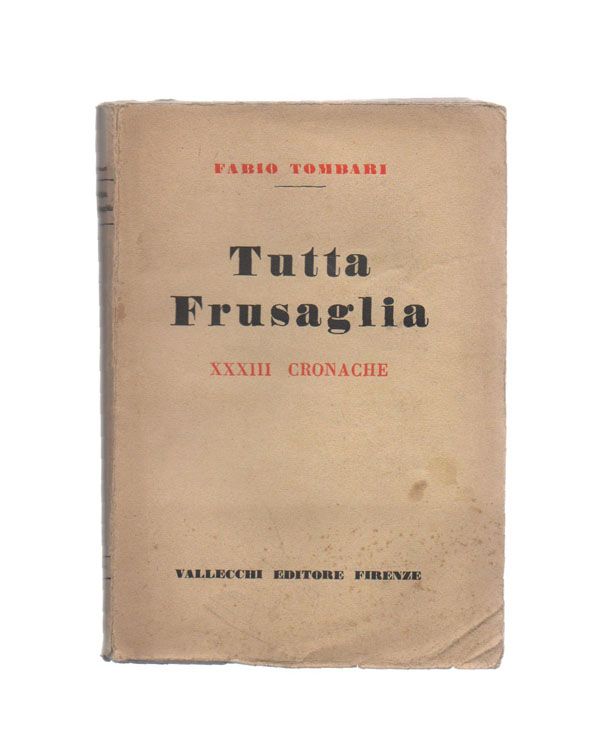 tutta frusaglia. xxxiii cronache
