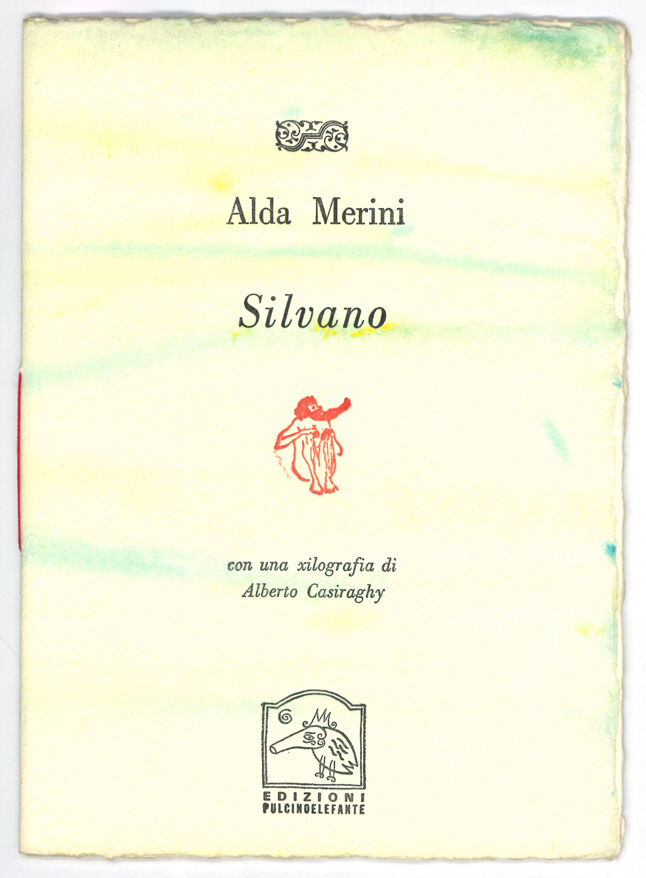 silvano   con una xilografia di alberto casiraghy