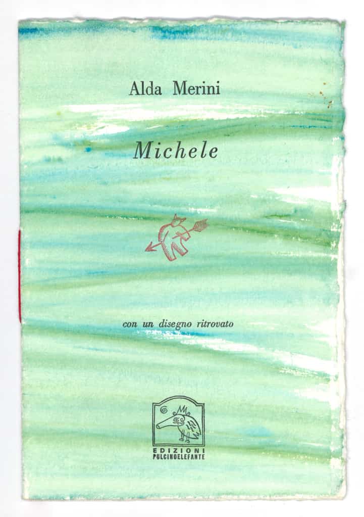 michele   con un disegno ritrovato