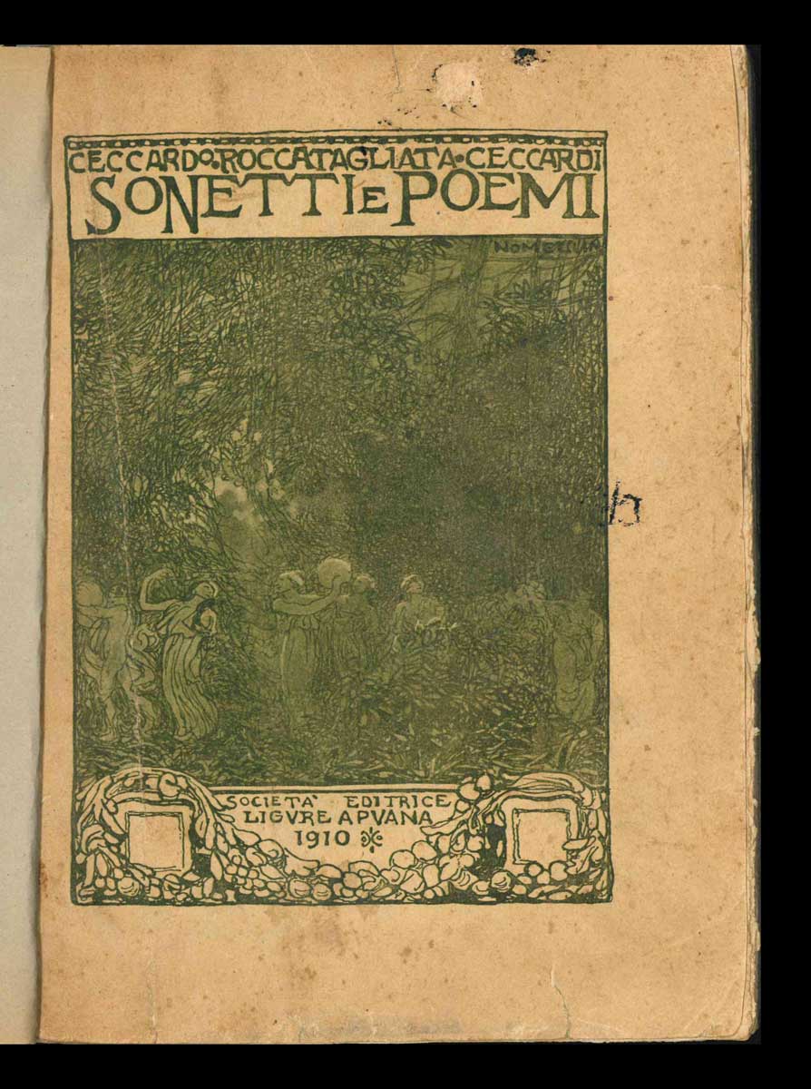 sonetti e poemi (1898-1909) [tiratura di testa, rilegata]