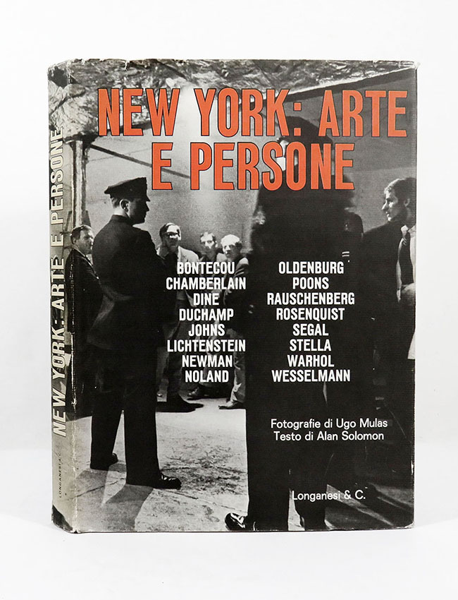 new york: arte e persone.  fotografie di ugo mulas.  testo di alan solomon.  design di michele provinciali