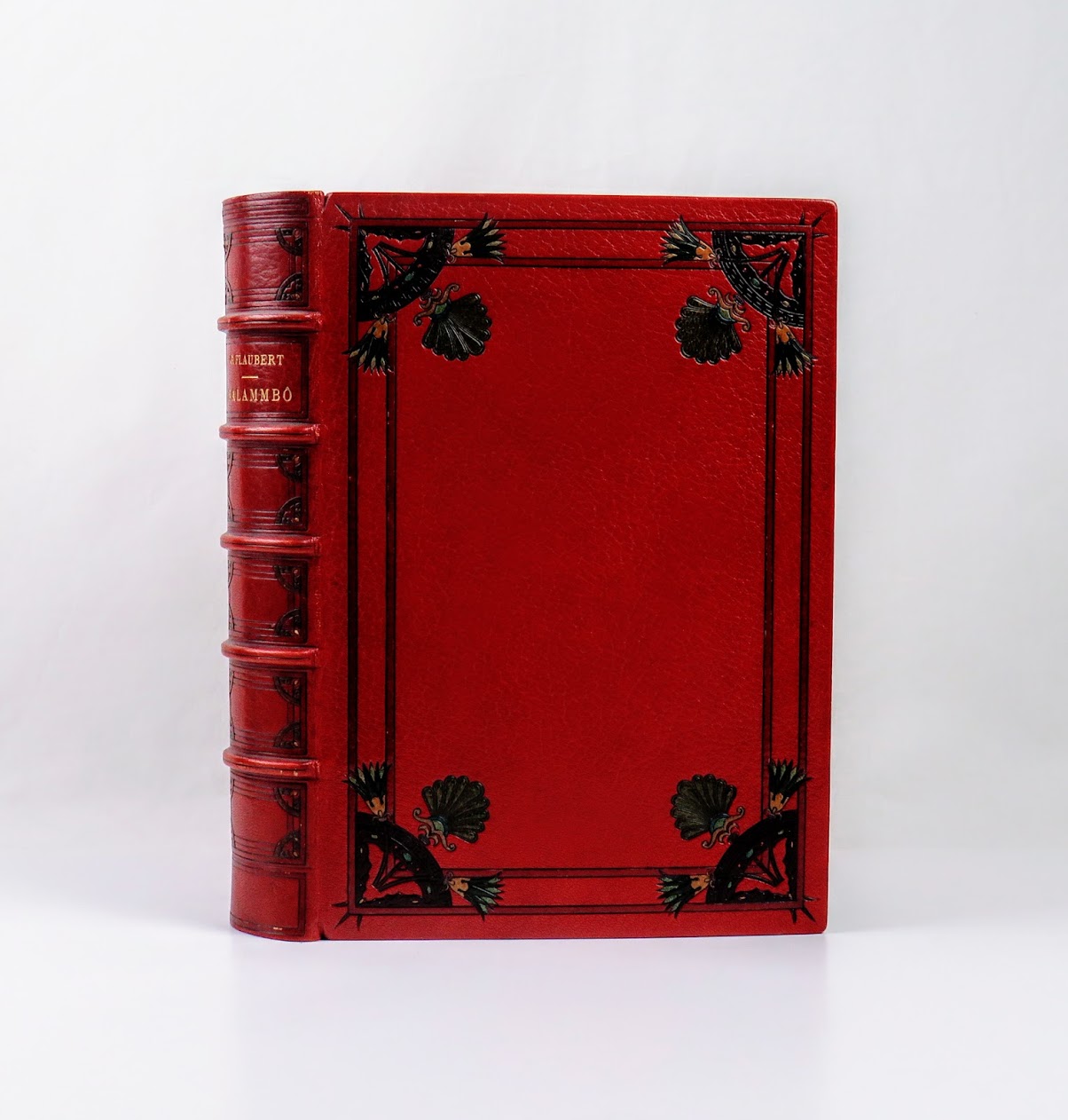 salammbô [salambo]. dix compositions par a. poirson. gravées à l’eau-fort par mme lauveau-rouveyre mm. l. muller et g. mercier