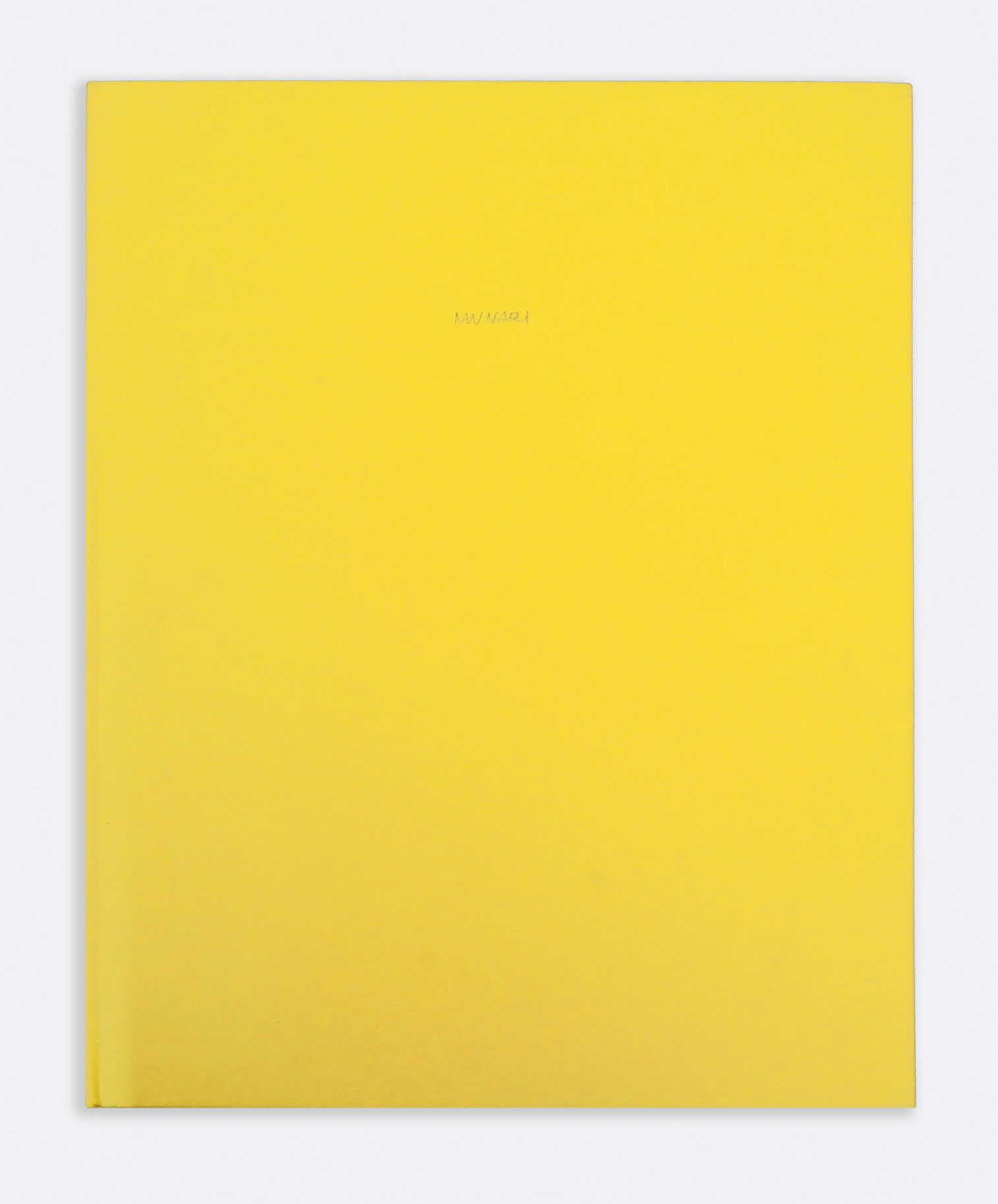 libro illeggibile bianco nero giallo 1956