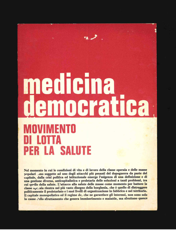 medicina democratica. movimento di lotta per la salute