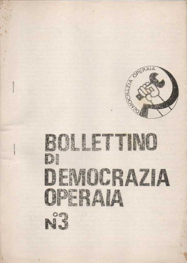 bollettino di democrazia operaia