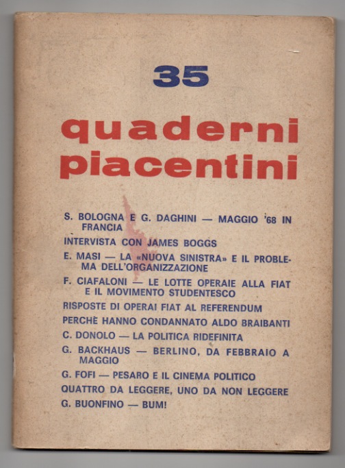 quaderni piacentini