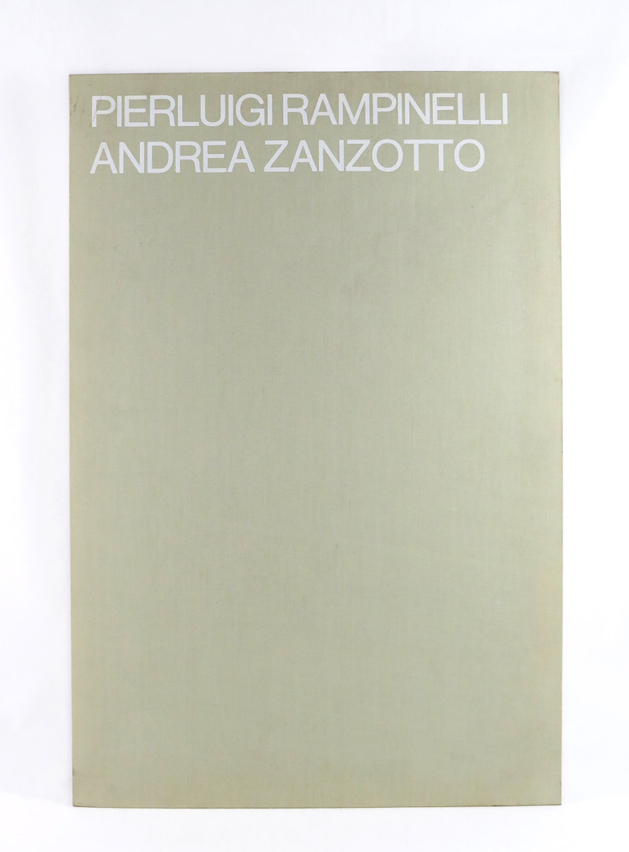 varianti. tre serigrafie originali di pierluigi rampinelli con una poesia inedita di andrea zanzotto