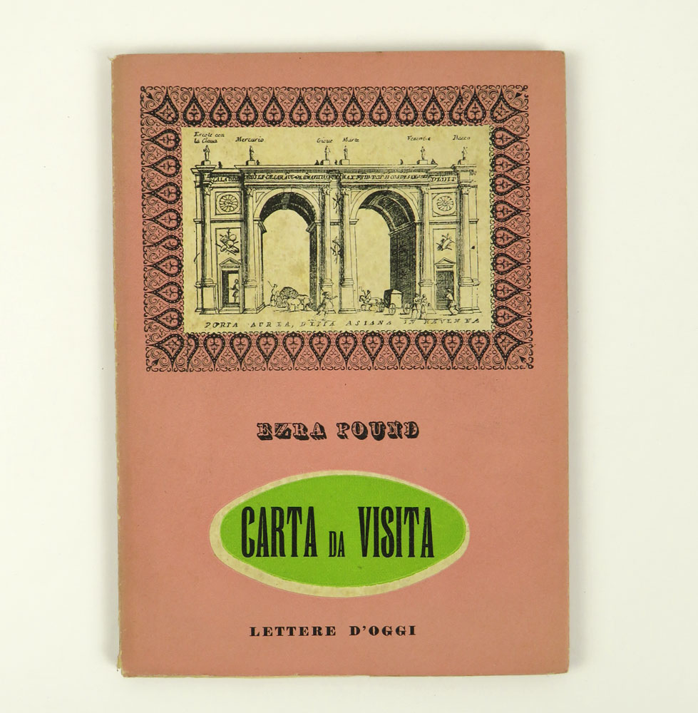 carta da visita di ezra pound