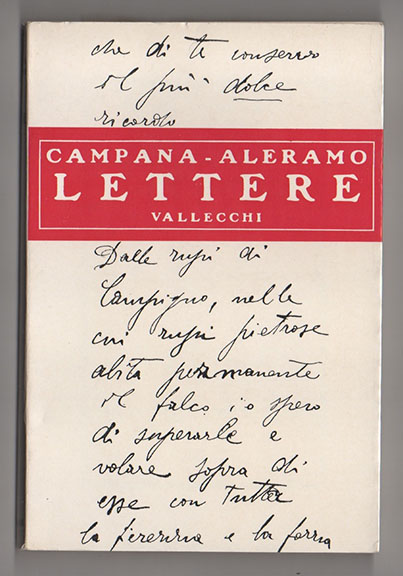 lettere [in copertina]  campana - aleramo. lettere