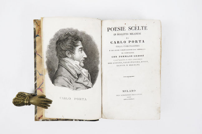 poesie scelte in dialetto milanese di carlo porta colla comi-tragedia e con altre poesie scritte dal medesimo di compagnia con tommaso grossi e coll’aggiunta di scelti componimenti del larghi, balestrieri, bossi,