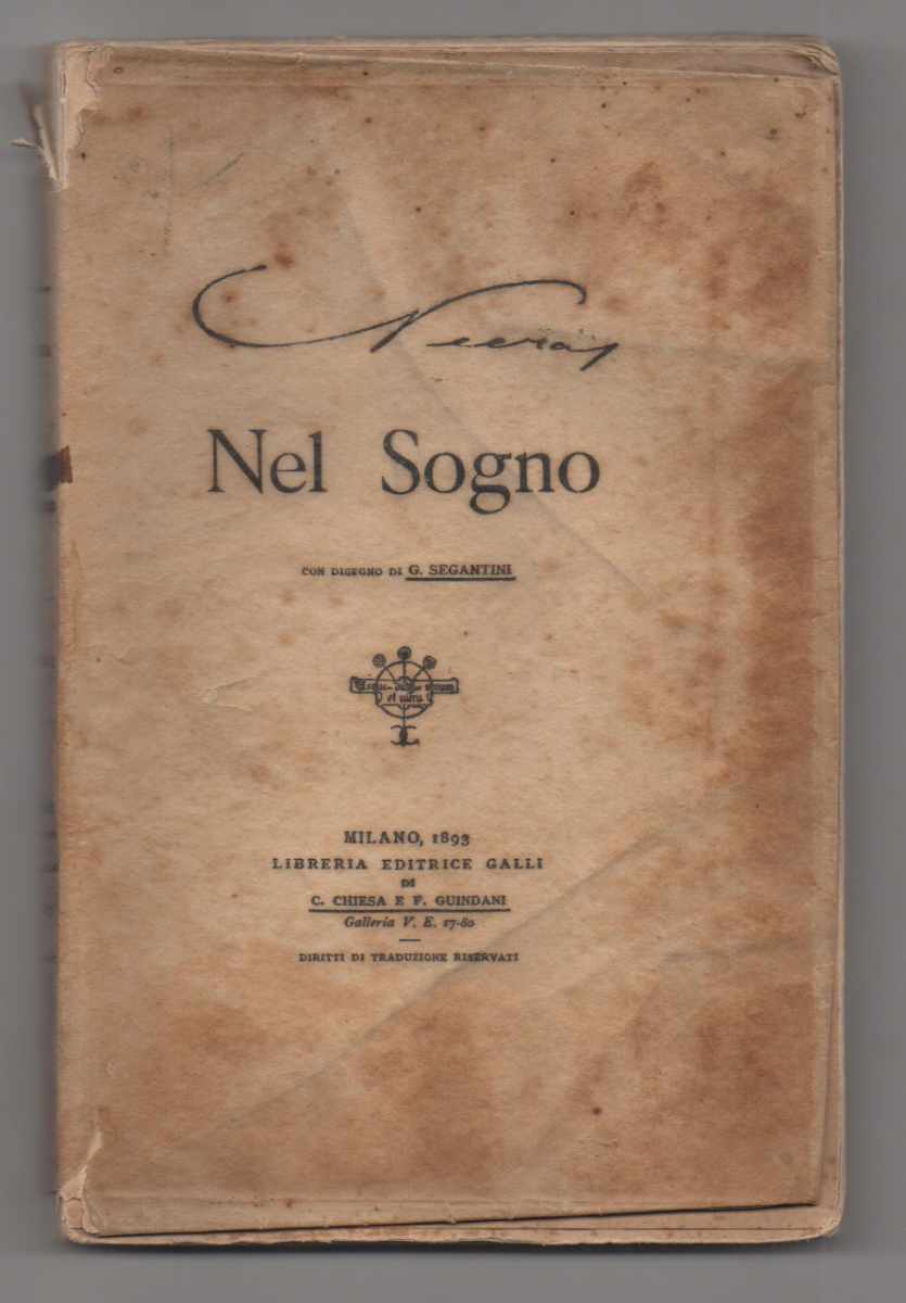 nel sogno. con un disegno di g. segantini