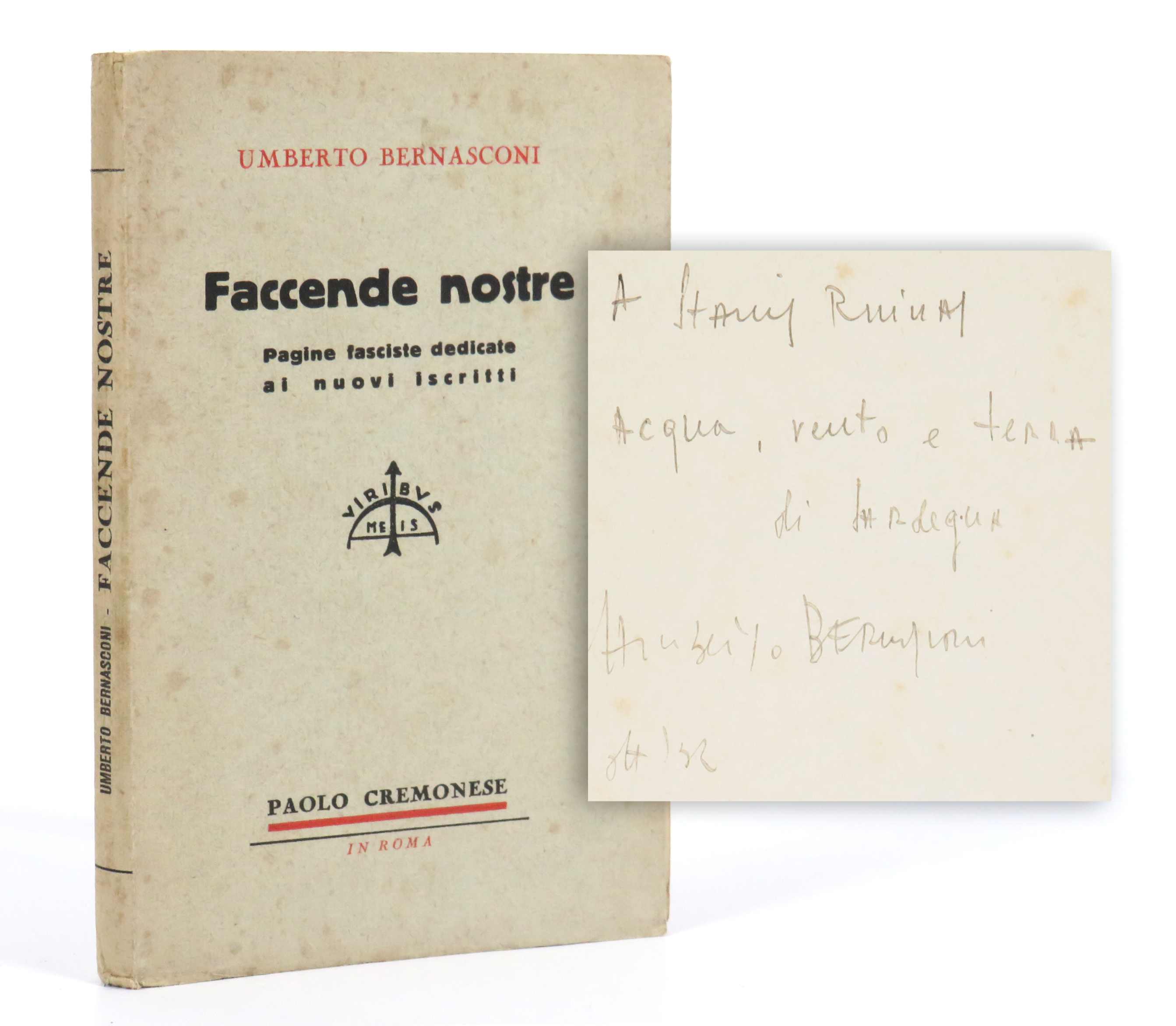 faccende nostre. pagine fasciste dedicate ai nuovi iscritti