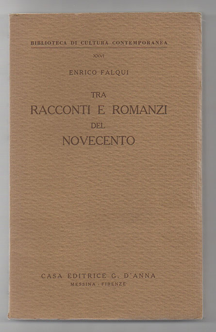 tra racconti e romanzi del novecento