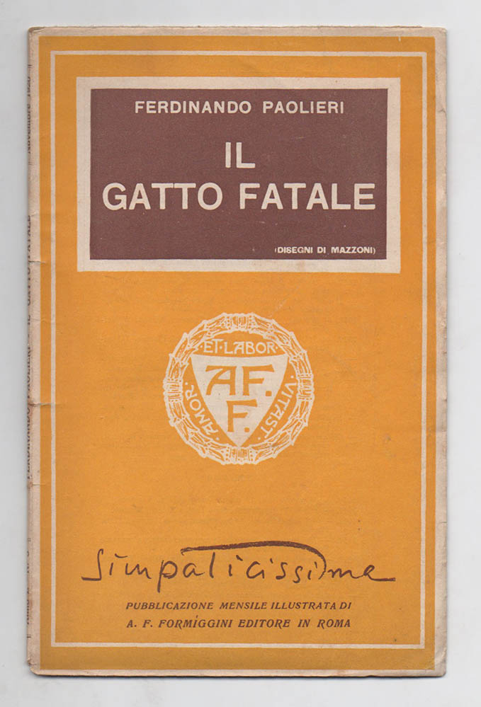 il gatto fatale. disegni di mazzoni